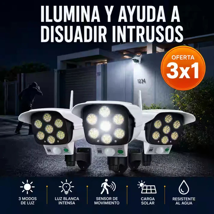 SolarGuard™ Focos Solares de Seguridad