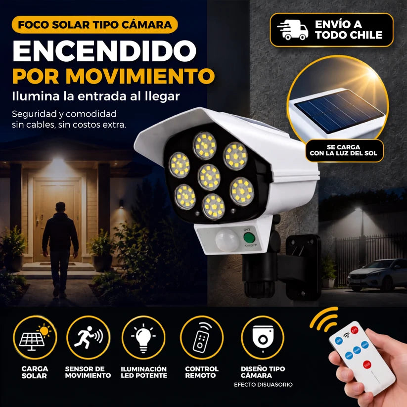 Foco Solar Tipo Cámara